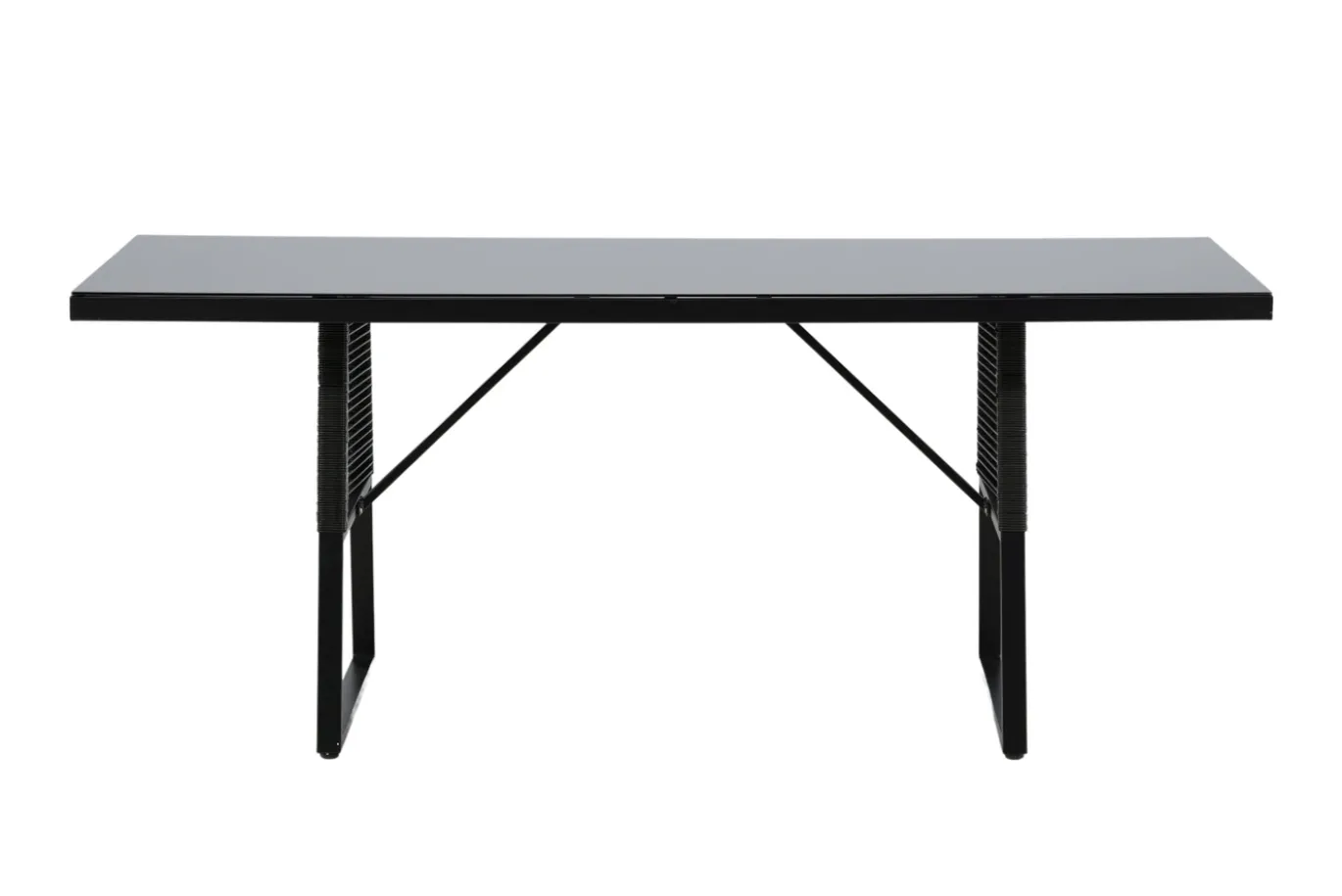 Fjôrd Tuintafel Dallas Zwart 193x90cm