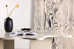 Fjôrd Tuintafel Flower Organisch Beige 190x123cm