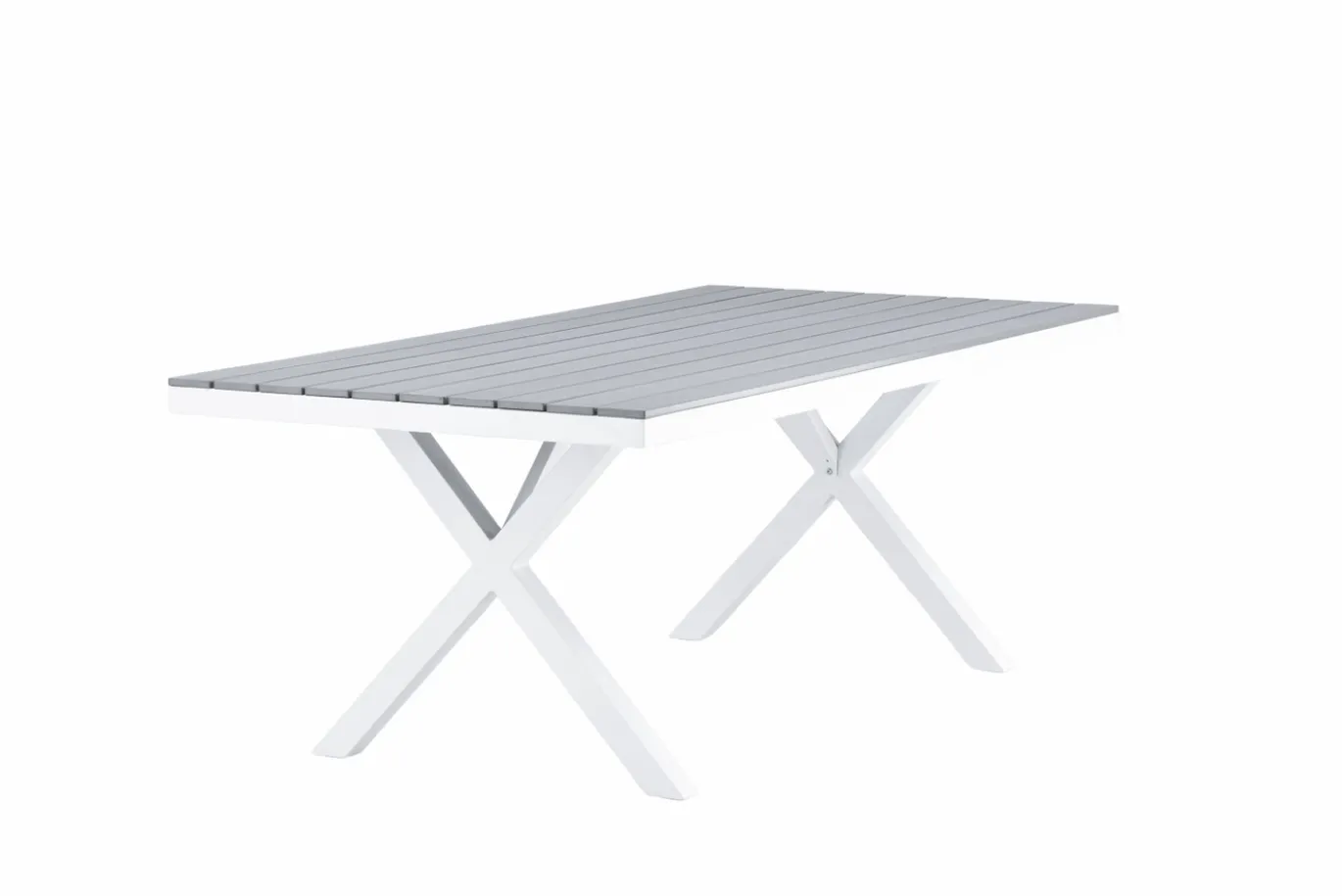Fjôrd Tuintafel Garcia Grijs 200x100cm