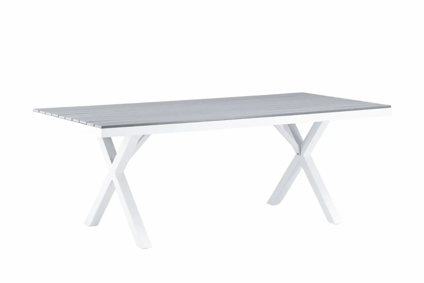 Fjôrd Tuintafel Garcia Grijs 200x100cm