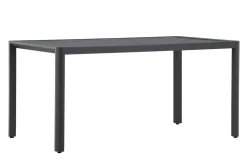 Fjôrd Tuintafel Giardini Zwart 150x85cm