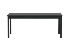 Fjôrd Tuintafel Kenya Teak Zwart 180x90cm
