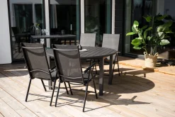 Fjôrd Tuintafel Marbella Rond Zwart ⌀140cm