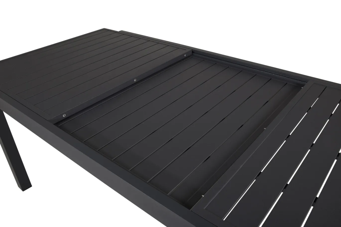 Fjôrd Tuintafel Marbella Zwart 160x100cm