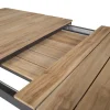 Fjôrd Tuintafel Mexico Naturel/Zwart 180x90cm