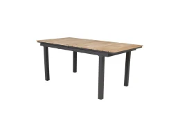 Fjôrd Tuintafel Mexico Naturel/Zwart 180x90cm