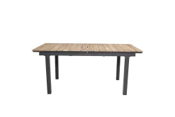 Fjôrd Tuintafel Mexico Naturel/Zwart 180x90cm