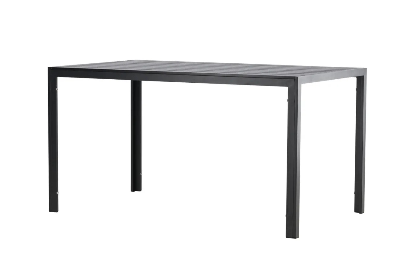 Fjôrd Tuintafel Mirko Zwart 140x80cm