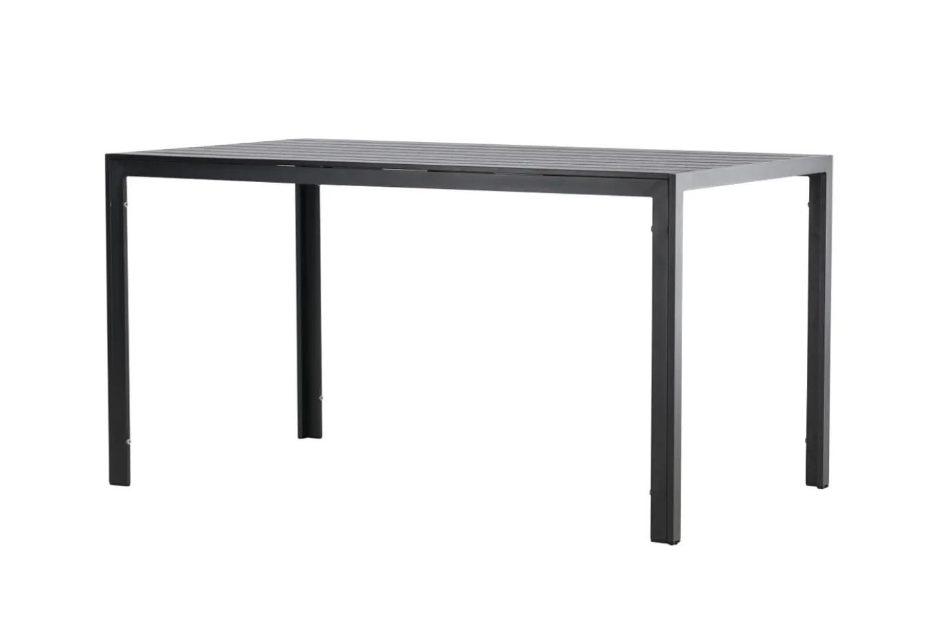 Fjôrd Tuintafel Mirko Zwart 140x80cm