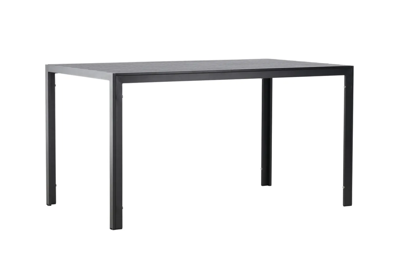Fjôrd Tuintafel Mirko Zwart 140x80cm