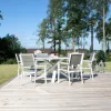 Fjôrd Tuintafel Parma Rond Wit ⌀140cm