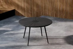 Fjôrd Tuintafel San Vito Zwart ⌀120cm