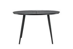 Fjôrd Tuintafel San Vito Zwart ⌀120cm