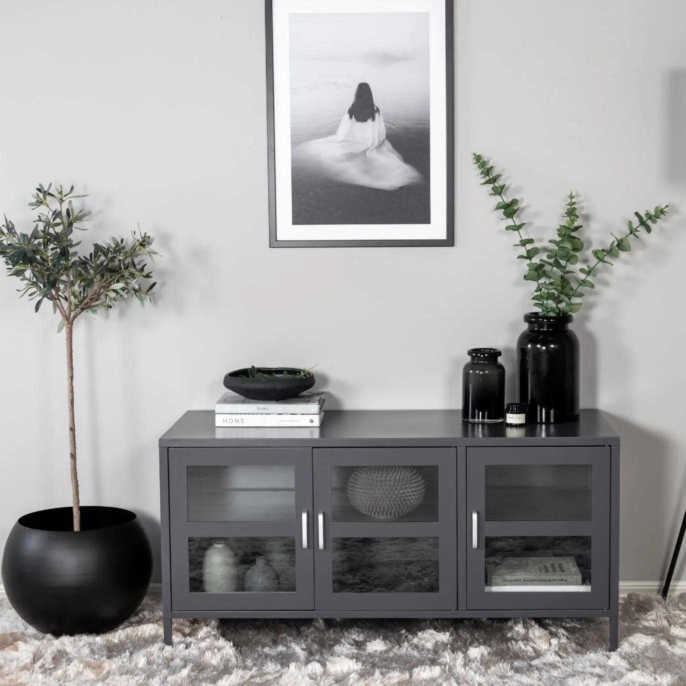 Fjôrd Tv-meubel Acero Grijs 120cm