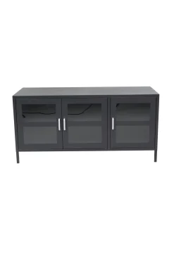 Fjôrd Tv-meubel Acero Zwart 120cm