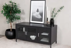 Fjôrd Tv-meubel Acero Zwart 120cm