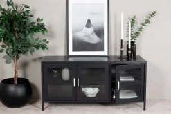 Fjôrd Tv-meubel Acero Zwart 120cm