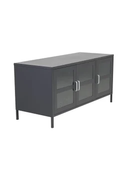 Fjôrd Tv-meubel Acero Zwart 120cm
