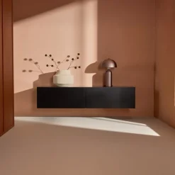 Fjôrd Tv-Meubel Frihamn Zwart 160x35cm