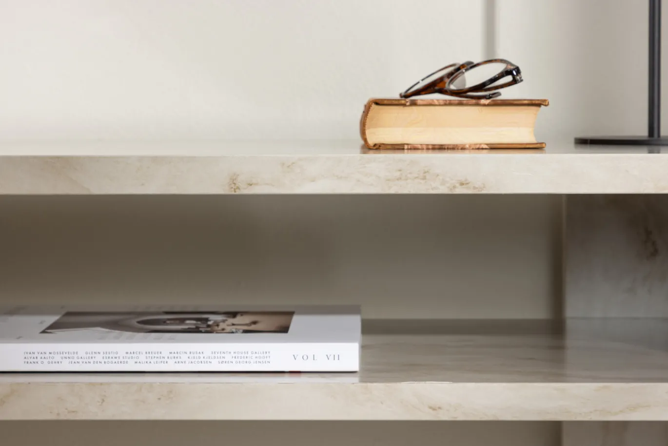 Fjôrd Tv-meubel Ålesund Marmerlook Beige