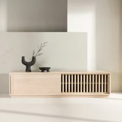 Fjôrd Tv-meubel Lugo Whitewash Melamine