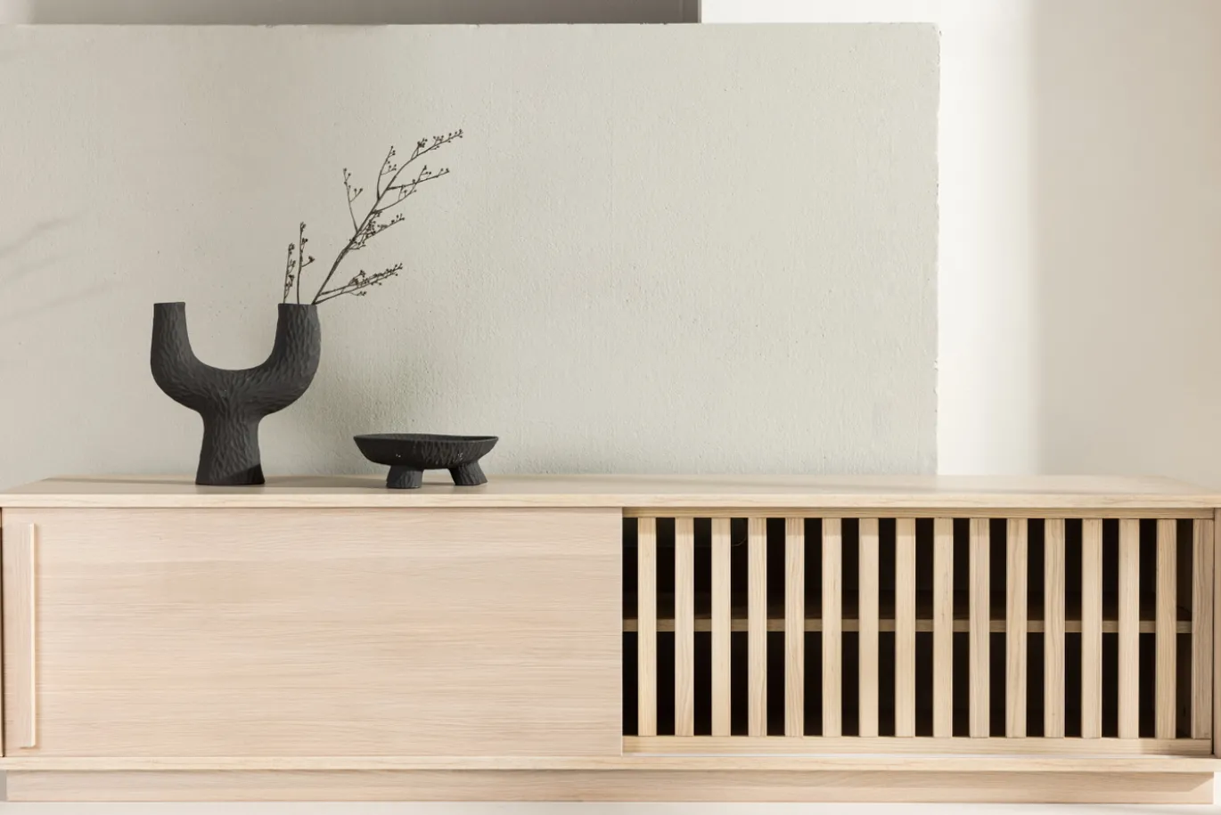Fjôrd Tv-meubel Lugo Whitewash Melamine