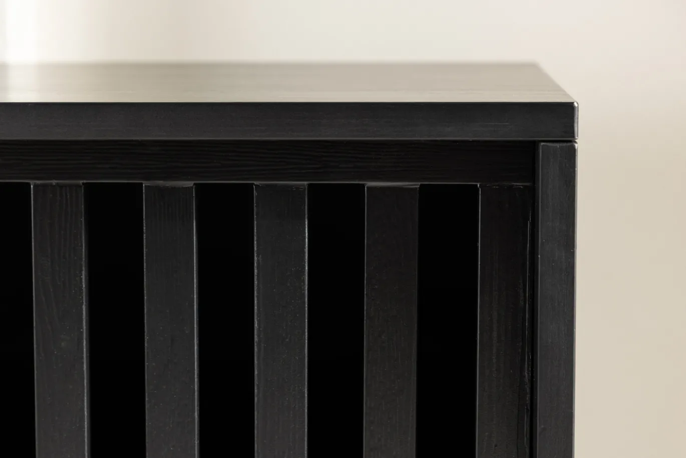 Fjôrd Tv-meubel Lugo Zwart Melamine