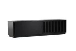 Fjôrd Tv-meubel Lugo Zwart Melamine