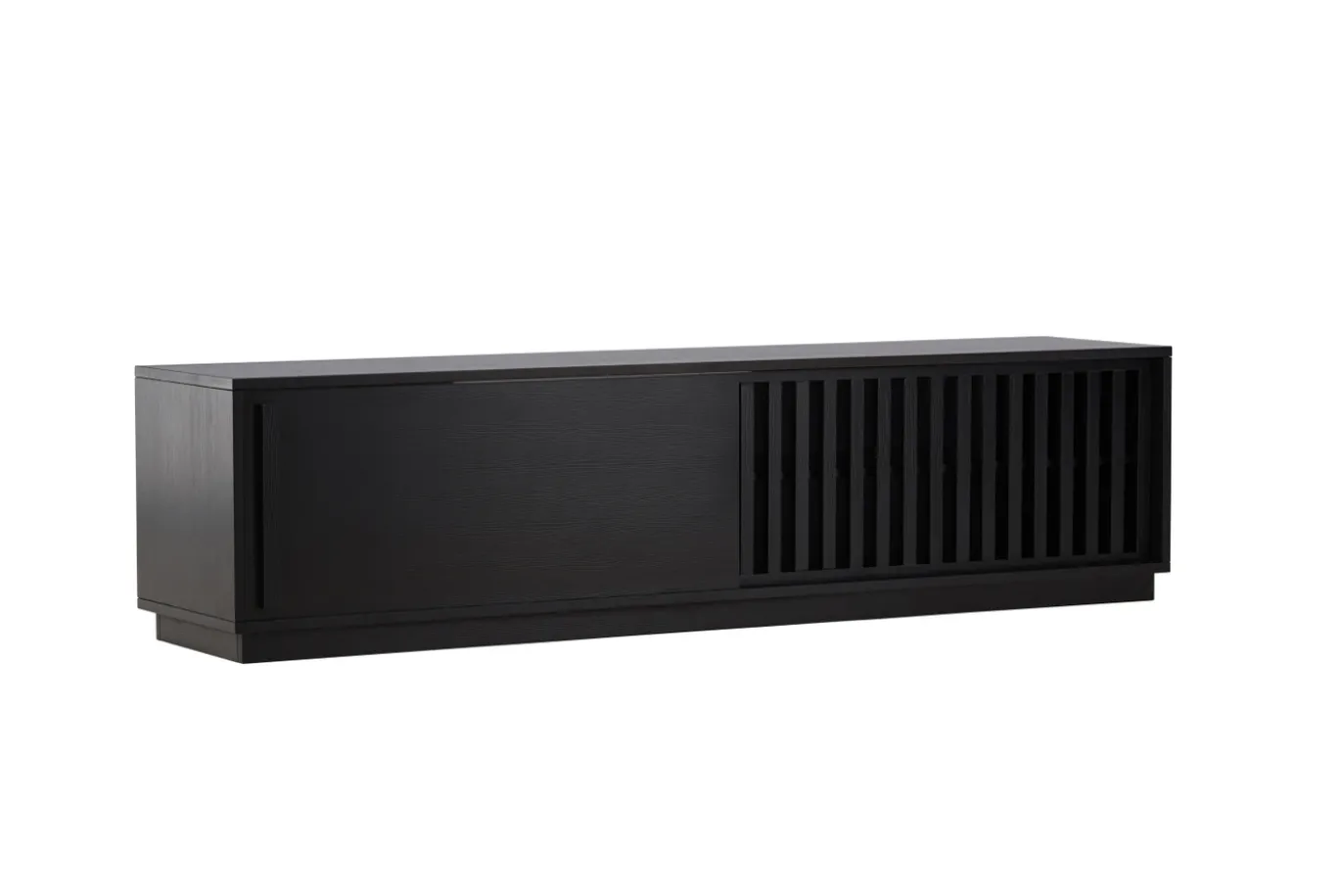 Fjôrd Tv-meubel Lugo Zwart Melamine