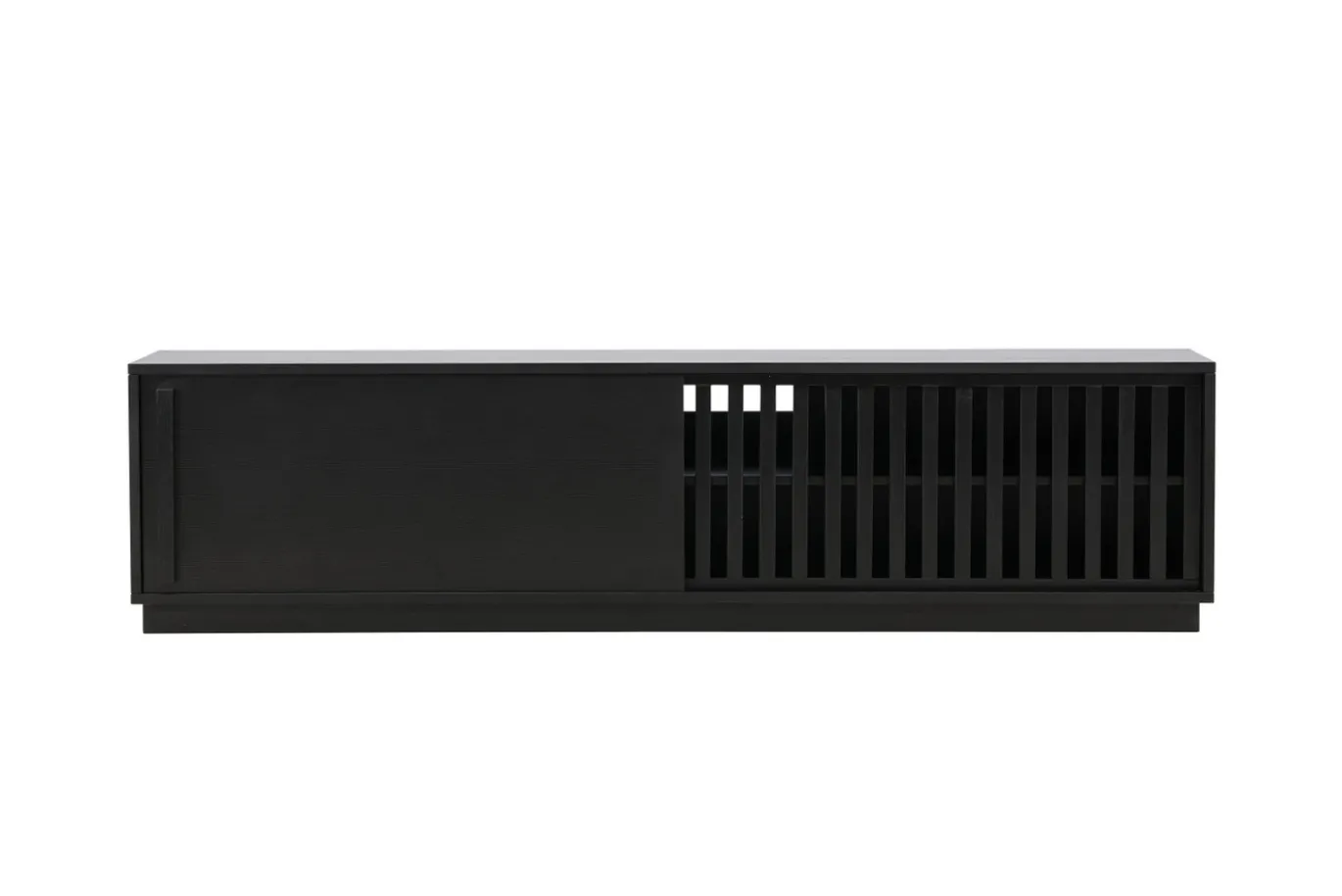Fjôrd Tv-meubel Lugo Zwart Melamine