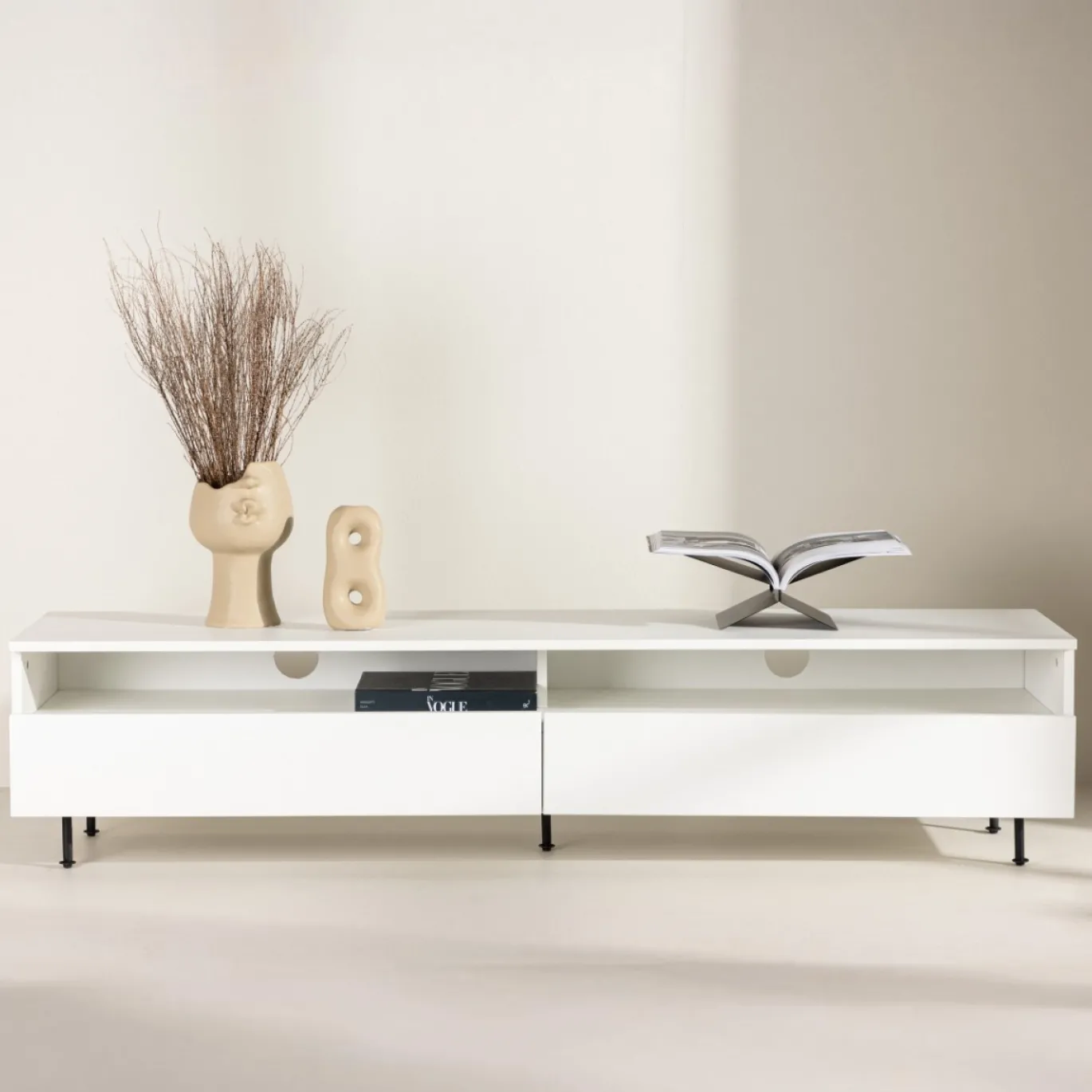 Fjôrd Tv-meubel Navarra Wit 180cm