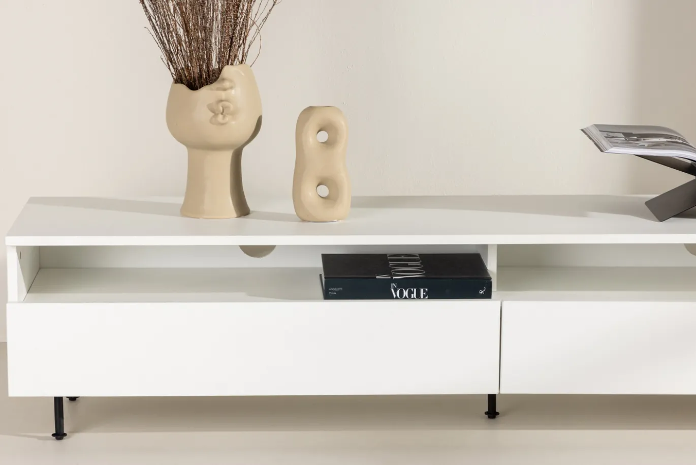 Fjôrd Tv-meubel Navarra Wit 180cm