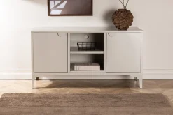 Fjôrd Tv-meubel Piring Staal Beige 63x120cm