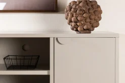 Fjôrd Tv-meubel Piring Staal Beige 63x120cm