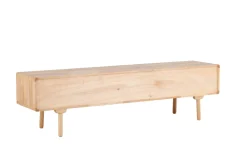 Fjôrd Tv-meubel Skärhamn Rubberhout Naturel 200cm
