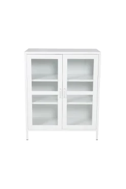 Fjôrd Vitrinekast Acero Wit 97x80cm