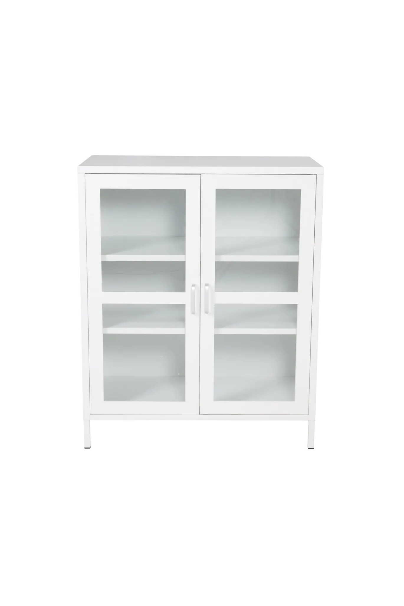 Fjôrd Vitrinekast Acero Wit 97x80cm