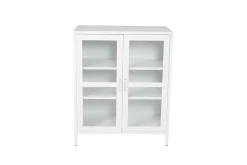Fjôrd Vitrinekast Acero Wit 97x80cm