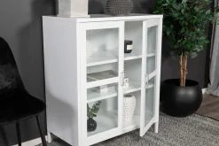 Fjôrd Vitrinekast Acero Wit 97x80cm