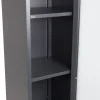 Fjôrd Vitrinekast Acero Zwart 150x35cm