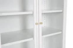 Fjôrd Vitrinekast Bakal Wit 190cm