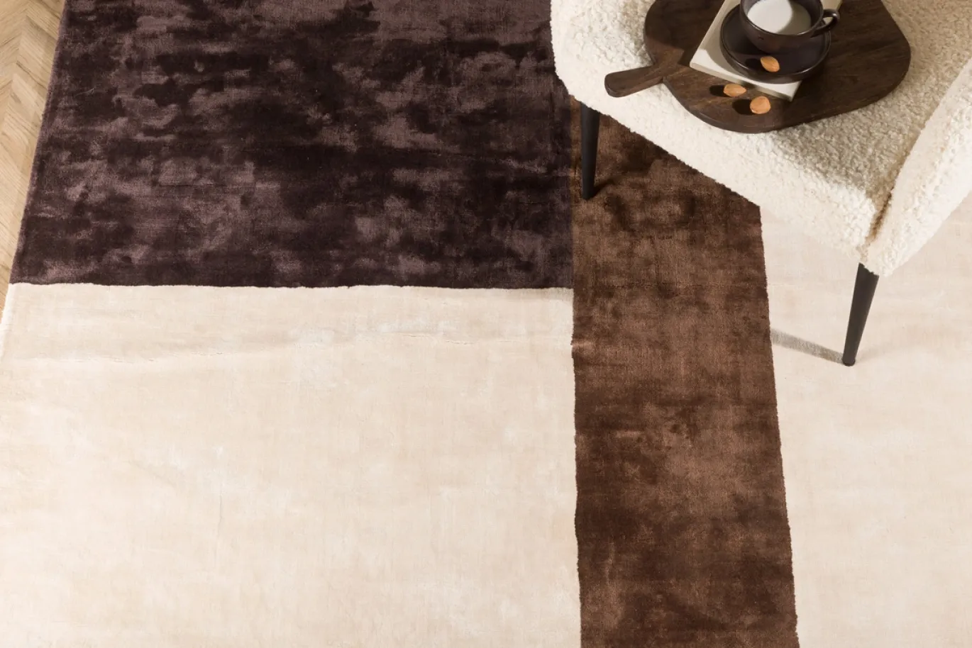 Fjôrd Vloerkleed Arvid 350x250cm Ivoor
