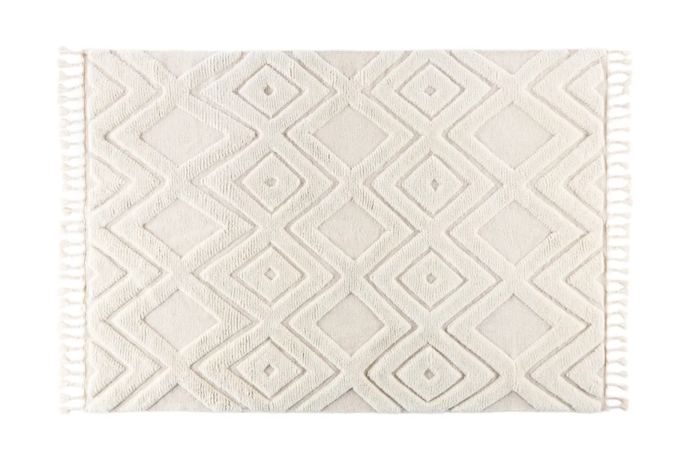 Fjôrd Vloerkleed Dahlia Wol 200x300cm Wit