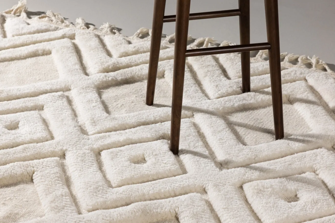 Fjôrd Vloerkleed Dahlia Wol 200x300cm Wit