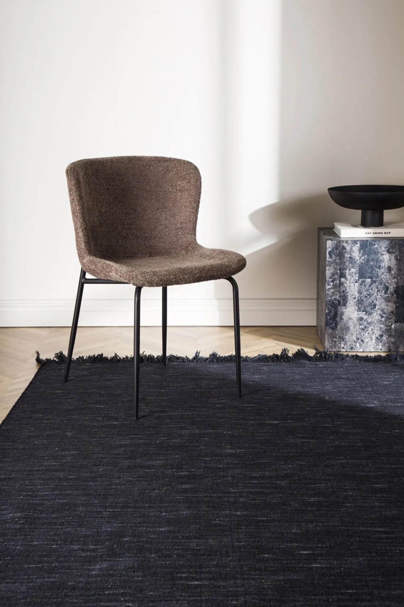 Fjôrd Vloerkleed Elton Zwart 350x250cm