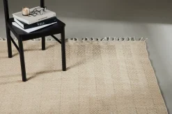 Fjôrd Vloerkleed Loke Katoen Mix 230x160cm Beige