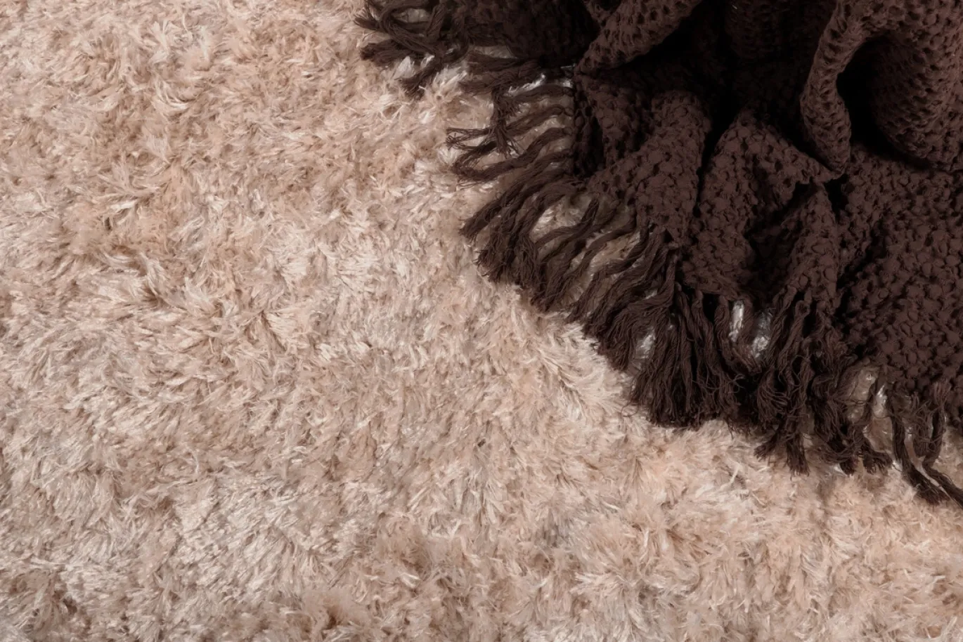 Fjôrd Vloerkleed Natta Beige Ø200cm