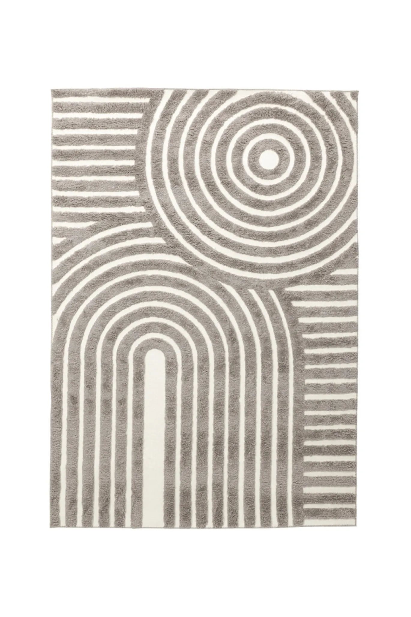Fjôrd Vloerkleed Nikita 290x200cm Grijs/wit