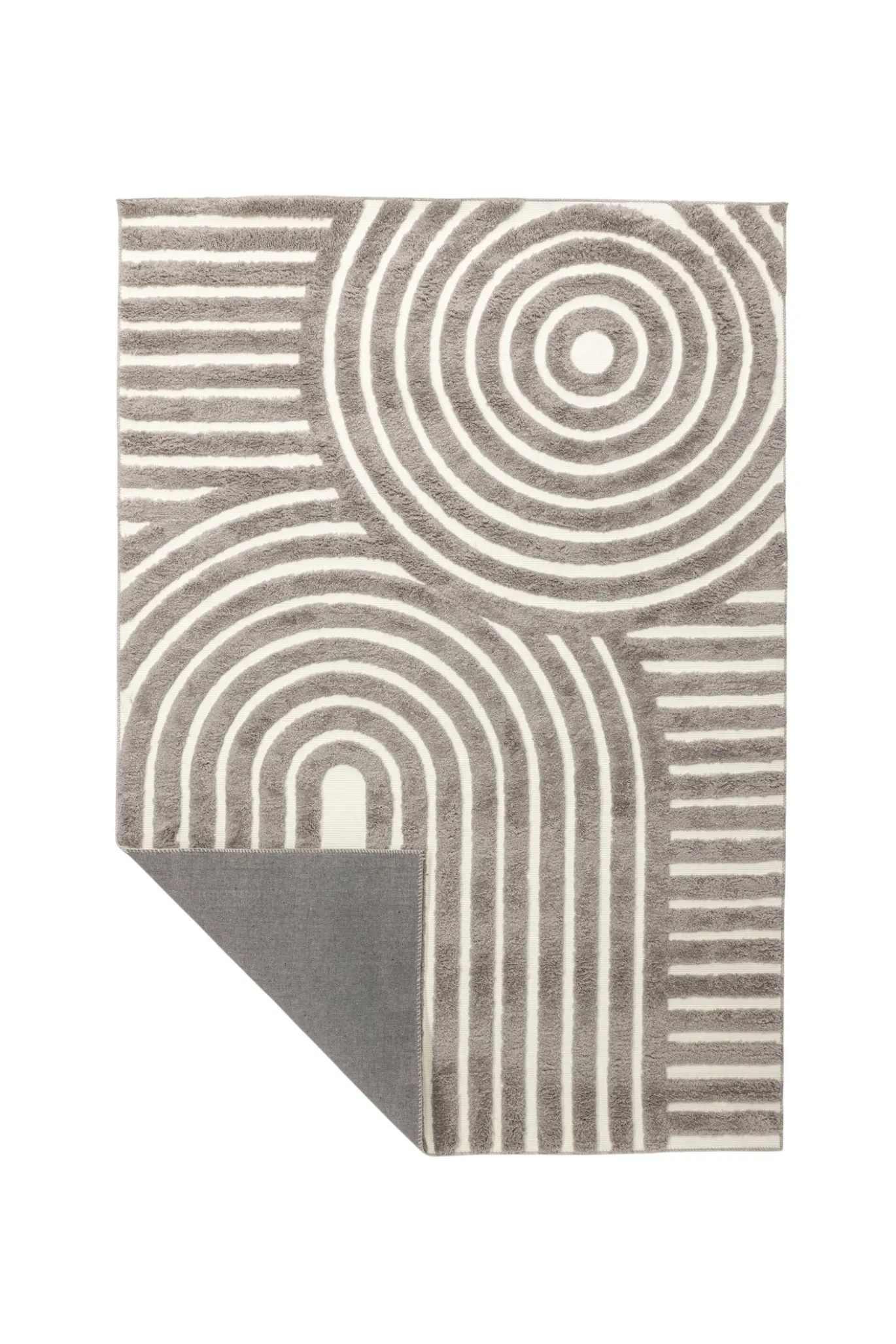 Fjôrd Vloerkleed Nikita 290x200cm Grijs/wit
