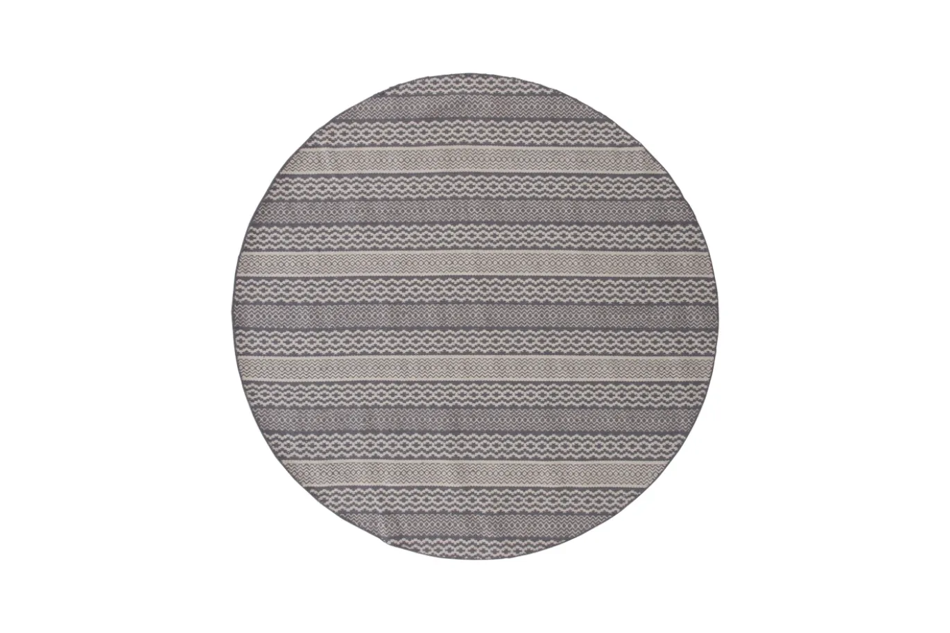 Fjôrd Vloerkleed Sishu Ø200cm Lichtgrijs